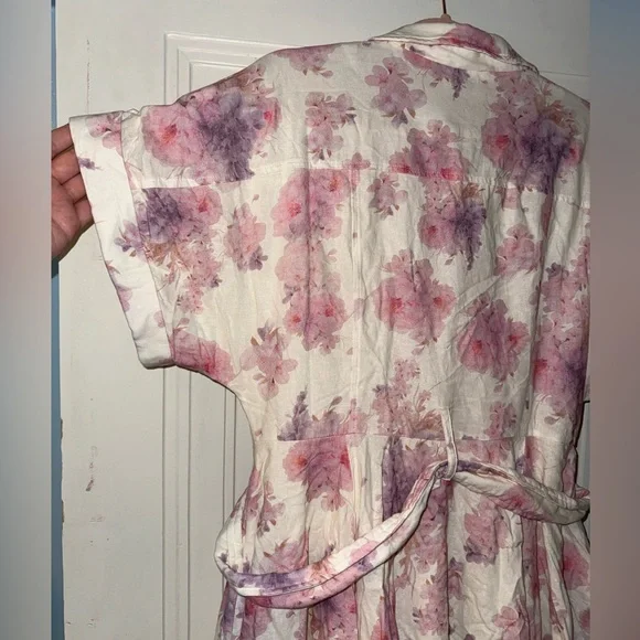 TALULAH Floral Mini Dress in Pink and Purple - Picture 7 of 8